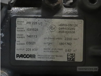 DAF 1821694 | Motor PR228 U1 Euro5 - Motor para Camión: foto 3