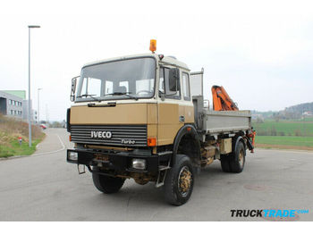 Volquete camión Iveco 160-30 4x4 AHW 3-Seitenkipper mit Kran: foto 1