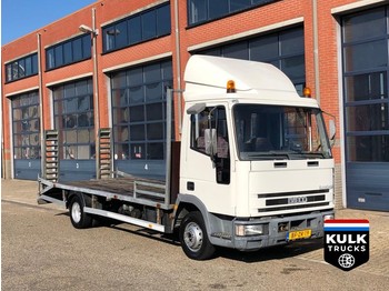 Portavehículos camión Iveco 75 E 140 / Car - Machine transporter super clean NL truck: foto 1