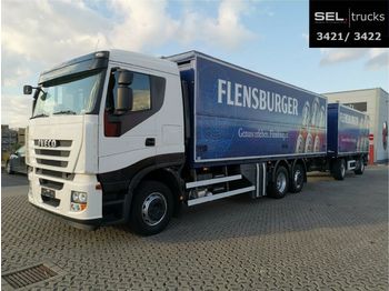 Transporte de bebidas camión Iveco Stralis /LBW./Komplett!!/Lift-Lenk/Rückfahrkam.: foto 1