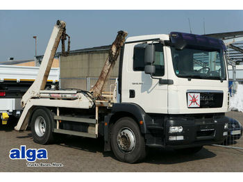 Portacontenedor de cadenas camión MAN 18.340 TGS, Multilift, AHK, Klima.: foto 1