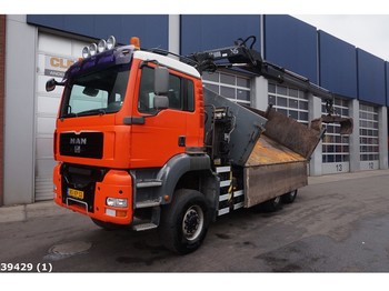 Volquete camión MAN TGA 26.440 6x6 BB Hiab 14 ton/meter laadkraan: foto 1
