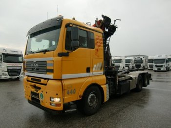 Multibasculante camión MAN TGA 28.440 6x2- Abroller mit Kran, Manual, E4: foto 1