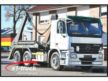 Portacontenedor de cadenas camión Mercedes-Benz Actros 2536, Hiab Multilift, Lenkachse, HU 11/20: foto 1