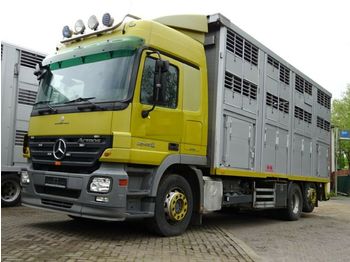 Transporte de ganado camión Mercedes-Benz Actros  2548  KABA 3 Stock Vollalu  Lüfter: foto 1