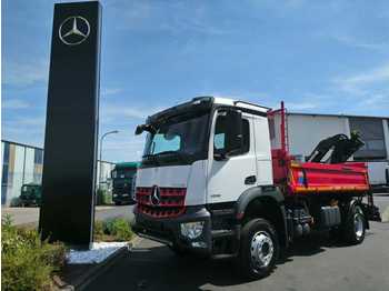 Volquete camión Mercedes-Benz Arocs 1833 KK 4x2 Kipper/Heckkran 1.900km/13h: foto 1