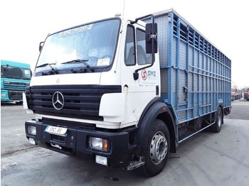 Transporte de ganado camión Mercedes-Benz SK 1824 lames/grand boite: foto 1