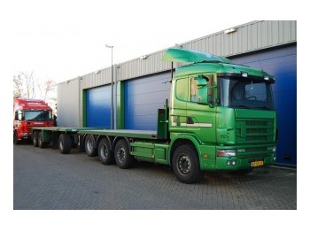 Scania 144/460 8x2 - Portacontenedore/ Intercambiable camión