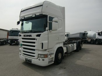 Portacontenedore/ Intercambiable camión Scania 6x2 BDF, Ladebordwand, E4 Halbautomatik: foto 1