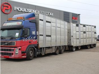 Transporte de ganado camión Volvo FM 420 6x2: foto 1