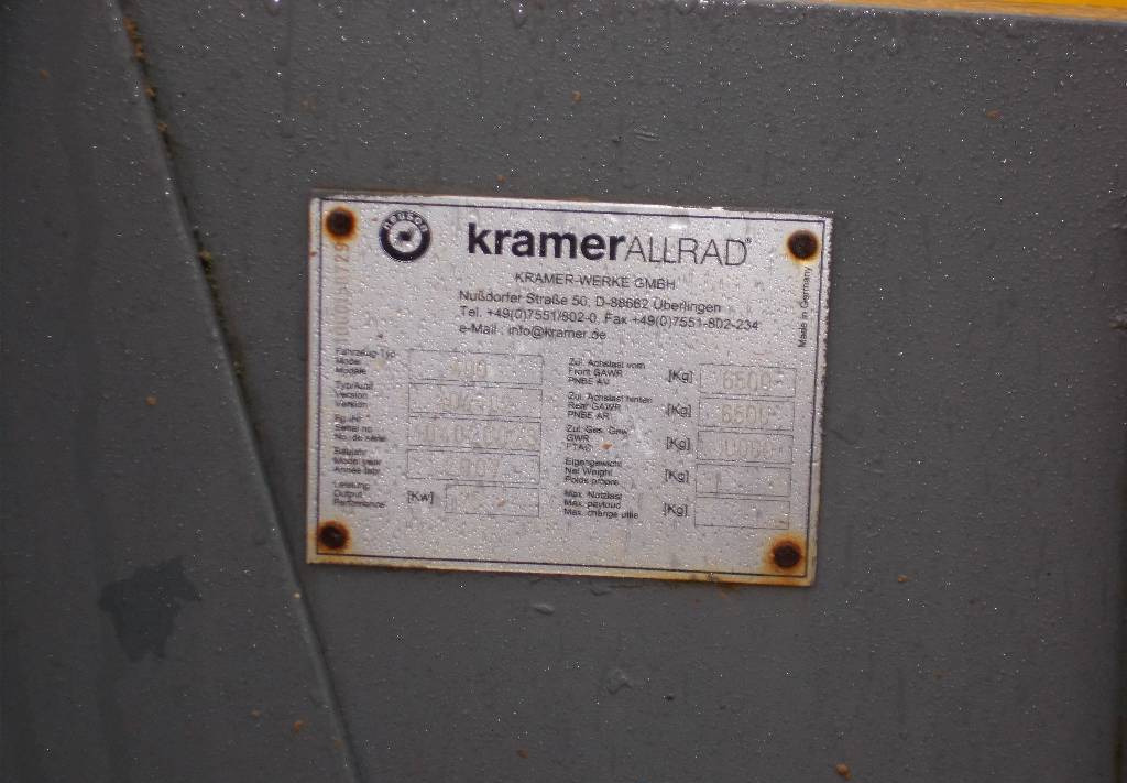 Manipulador telescópico Kramer 4009: foto 10