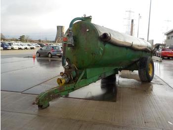 Remolque agrícola Single Axle Drawbar Slurry Tanker, PTO Driven Pump: foto 1