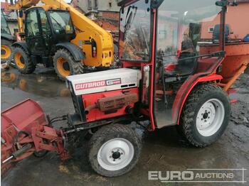  Gutbrod 4WD Compact Tractor, Snow Blade, Spreader, Brush, Lawn Mower, Full Cab - Tractor viñedo/ Frutero