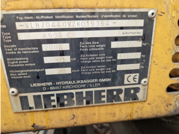 LIEBHERR A904C  - Manipulador de materiales: foto 2