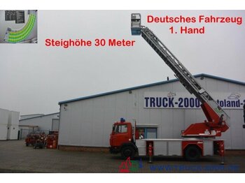 Camión con plataforma elevadora Mercedes-Benz 1524 Metz Feuerwehr Leiter 30m Rettungskorb 1.Hd: foto 1