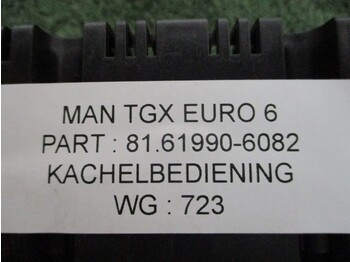 Salpicadero para Camión MAN 81.61990-6082 KACHELBEDIENING MAN TGX TGS EURO 6: foto 2