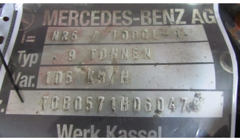 Cubo Mercedes-Benz As onderdelen 9 Tonnen: foto 3