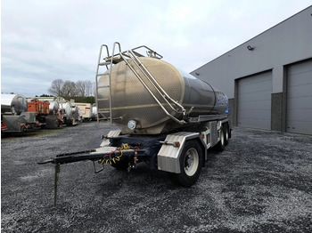 Magyar 3 AXLES - INSULATED STAINLESS STEEL TANK 17000L 1 COMP - Cisterna remolque