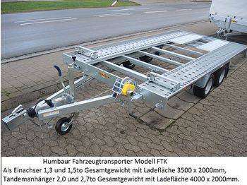 Portavehículos remolque nuevo Humbaur - FTK133520 Fahrzeugtransporter kippbar: foto 1