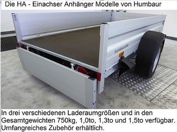 Remolque de coche nuevo Humbaur - HA102113 Einachser mit Klappe vorne: foto 1