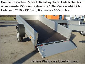 Remolque de coche nuevo Humbaur - HA132513 kippbare Ladefläche gebremst: foto 1