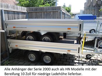 Remolque de coche nuevo Humbaur - HN305221 GR Tandemanhänger 3,0to Hochlader: foto 1