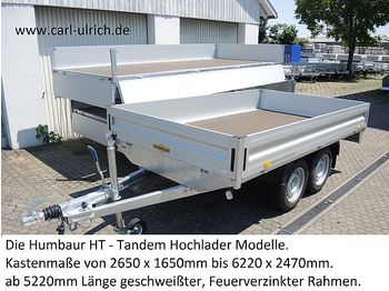 Remolque de coche nuevo Humbaur - HT255225 GR Tandemanhänger 2,5to Hochlader: foto 1