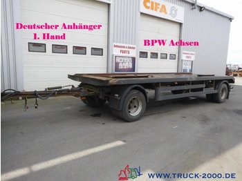  Hilse 2 Achs Abroll + Absetzcontainer BPW 1.Hand - Portacontenedore/ Intercambiable remolque