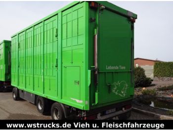 KABA 3 Stock Lüfter   Vollalu  - Transporte de ganado remolque