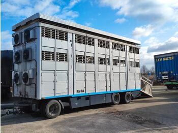 KABA  3 Stock ausfahrbares Dach  - Transporte de ganado remolque