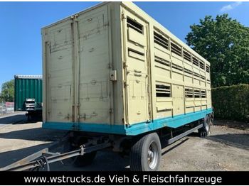 KABA Einstock mit Aufsprung Gitter  - Transporte de ganado remolque