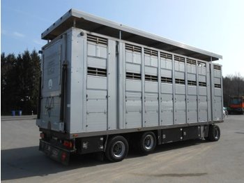 MENKE - 3-Stock Hubdach  - Transporte de ganado remolque