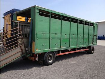 Menke Einstock 8,20m kleine Räder  - Transporte de ganado remolque