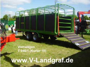 Pronar 'T 046/1 - Transporte de ganado remolque