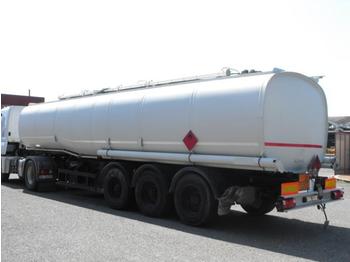 Cisterna semirremolque para transporte de combustible ACERBI FUEL/BENZIN HIDRAULIC PUMP+2LTR.COUNTER/METER+REEL HOSE 5xKAMER 40.600L PUMP+METERS ABS+ADR: foto 1