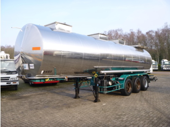 Cisterna semirremolque para transporte de substancias químicas BSLT Chemical tank inox 30 m3 / 1 comp: foto 1