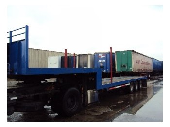 Góndola rebajadas semirremolque para transporte de equipos pesados Broshuis E-2190: foto 1
