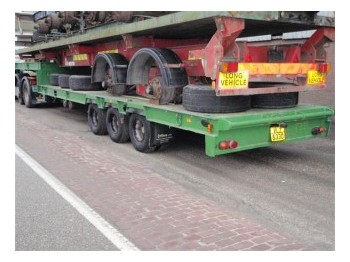 Góndola rebajadas semirremolque para transporte de equipos pesados Broshuis E 2190: foto 1