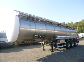 Cisterna semirremolque para transporte de substancias químicas Burg Chemical tank inox 37.5 m3 / 1 comp: foto 1