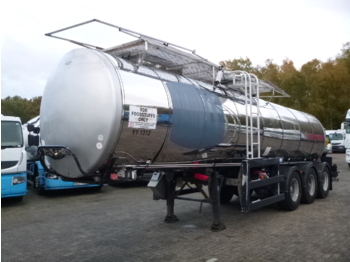 Clayton Food tank inox 23.5 m3 / 1 comp + pump - Cisterna semirremolque