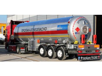 DOĞAN YILDIZ 42 m3 LPG Tank Trailer with Electrical Pump - Cisterna semirremolque