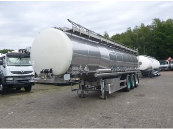Dijkstra Chemical tank inox 37.5 m3 / 5 comp - Cisterna semirremolque