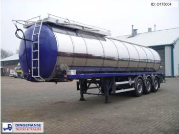 EKW / Stokota Bitumen tank inox 32.8 m3 / 1 comp + pump - Cisterna semirremolque