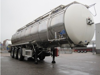 Feldbinder 32.000 L., 4 compartments, Food tank (milk, water, juice, chocolate, oils..) - Cisterna semirremolque