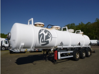 Maisonneuve Chemical ACID tank steel 22.5 m3 / 2 comp - Cisterna semirremolque