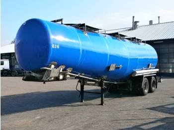Maisonneuve Chemical tank Inox 31m3 / 3 comp. - Cisterna semirremolque