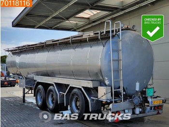 Vocol 35.000 Ltr. Stainless steel + Pump Wassertank RVS INOX - Cisterna semirremolque