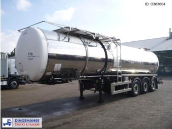 Cisterna semirremolque para transporte de betún Clayton Bitumen tank inox 33 m3 / 1 comp: foto 1