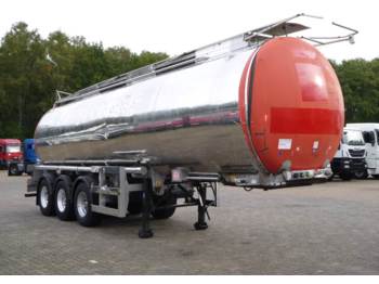 Cisterna semirremolque para transporte de alimentos Clayton Food (milk) tank inox 32.5 m3 / 1 comp: foto 1