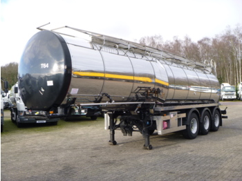 Cisterna semirremolque para transporte de betún Clayton Heavy oil / bitumen tank inox 30 m3 / 1 comp + pump: foto 1